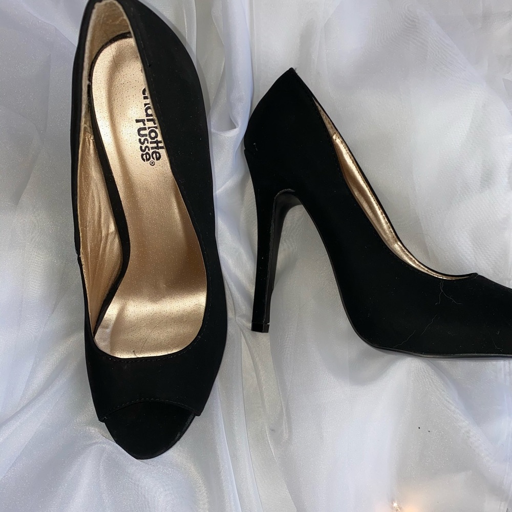 Black heels